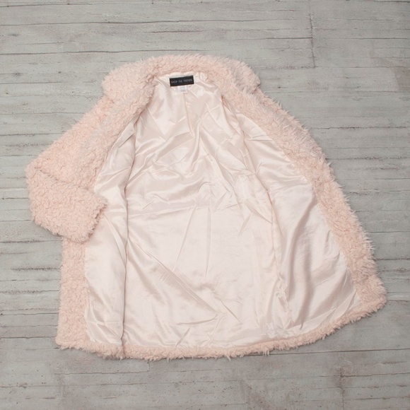 LAST ONE Super Soft Teddy Bear Jacket - Blush Pink - Picture 3 of 6